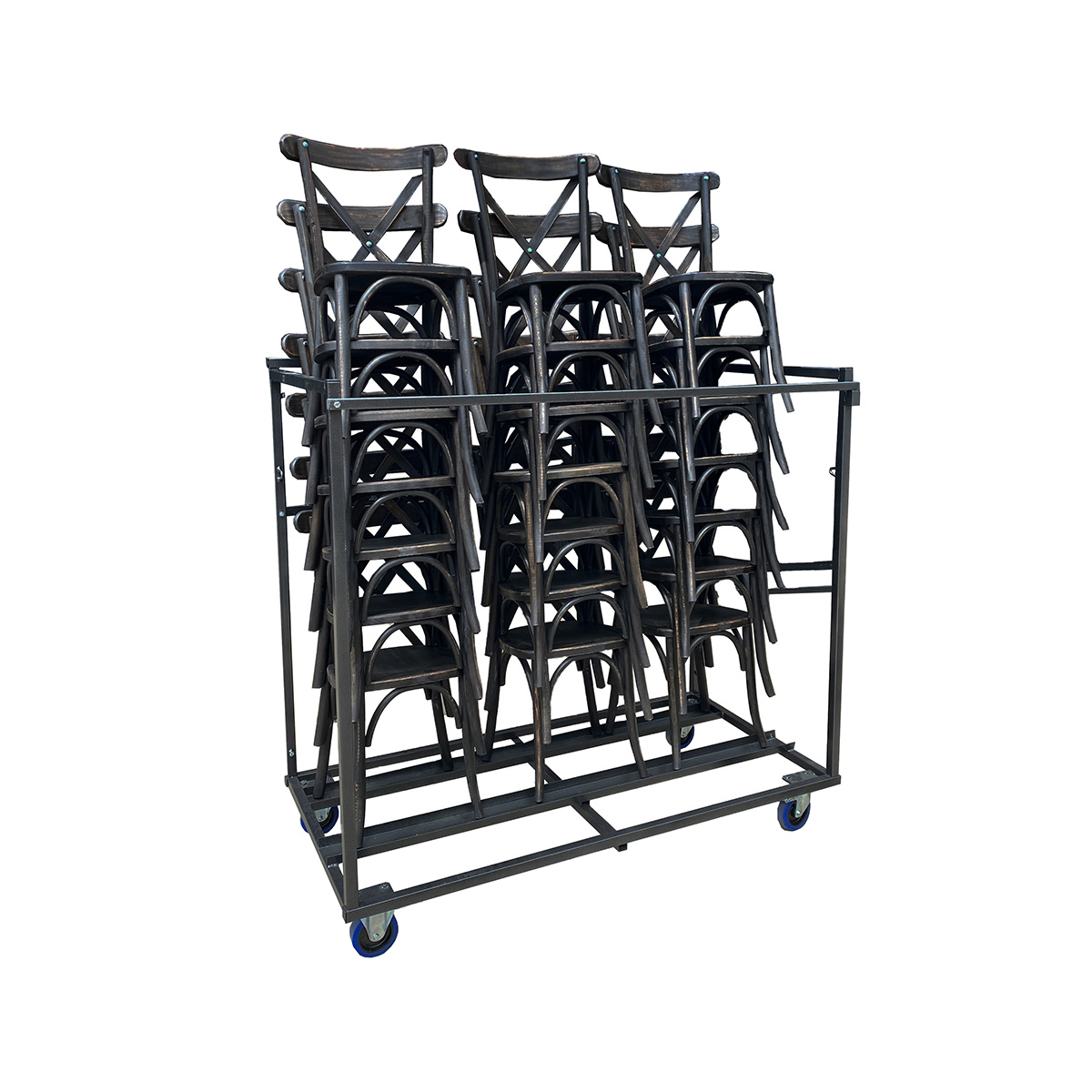 Galette de chaise en cuir synthétique Noir pour chaise Napoleon/Tiffany