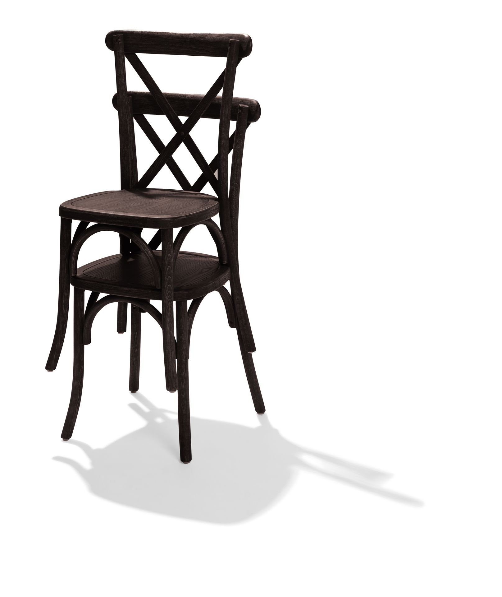 Vertrouwen defect ontmoeten Crossback Stackable Chair brown