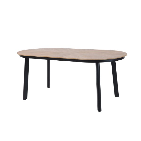 23311 polly dining table black wood 1