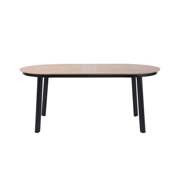 23311 polly dining table black wood 2