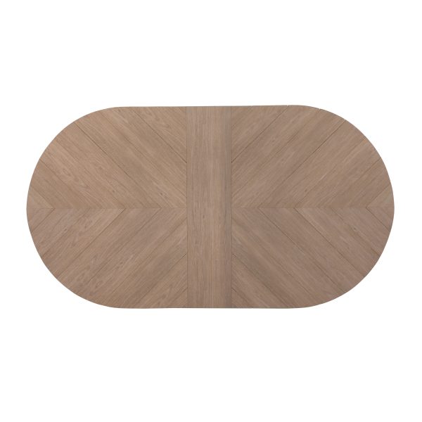 23391 polly dining table beige wood 3 detail