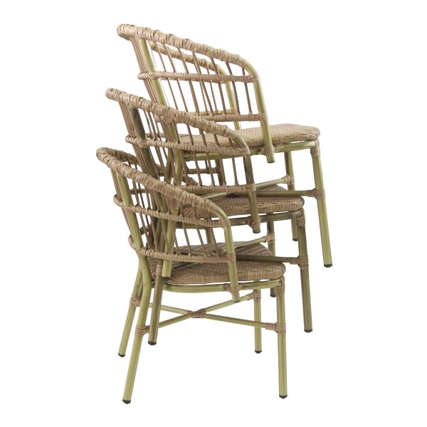 56383 cornet rattan chair bamboo natural 7